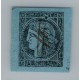 ARGENTINA 1856 GJ 1b CORRIENTES LA PRIMER ESTAMPILLA ARGENTINA CON VARIEDAD ENTRE LA "N" Y LA "T" MUY RARA CON MARCA DE TORNILLOS Y DE LUJO U$ 110